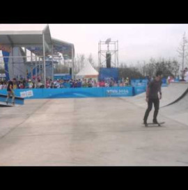 2014 Nanjing Youth Olympic Skateboarding Demo - Chris Cole