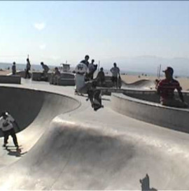 6 year old skateboarder Asher Bradshaw at Venice Beach Skatepark