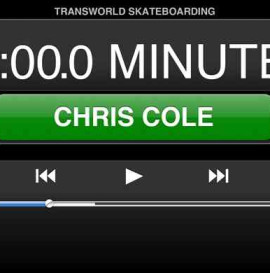 60 Minutes In The Park: Chris Cole