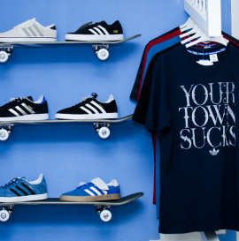 adidas Skateboarding show room na Burn Bowl.