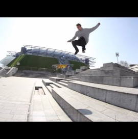 ADRIEN BULARD SWITCH FRONTSIDE FLIP BERCY B-SIDE