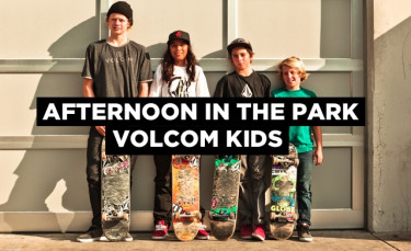 Afternoon In The Park: Volcom Kids