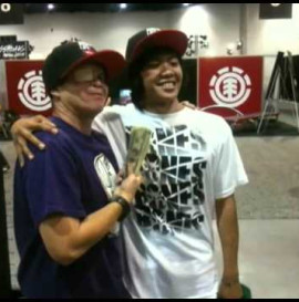 Aldrin Garcia wins high ollie contest at ASR