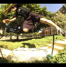 Andy Wilcox Vs. Kink Rail Skateboard Fail Classic 