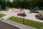 Betonowy skatepark 