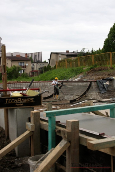 Betonowy skatepark w Radzionkowie