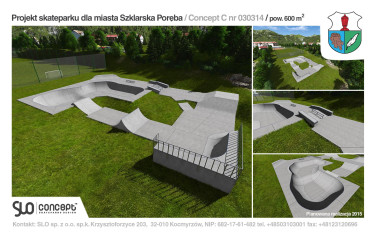 Betonowy skatepark w Szklarskiej Porębie. 