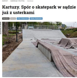 Bubel - Skatepark w Kartuzach