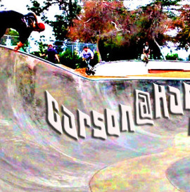 Carson Gnarson at the Hansen dam bowl cradle