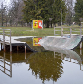 Chełm. Zatopiony skatepark