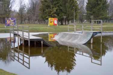 Chełm. Zatopiony skatepark