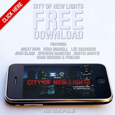 City Of New Lights video na iPhona lub iPoda