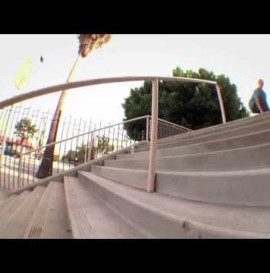 CRAZY HOLLYWOOD HIGH 12 RAIL TRICK!!!