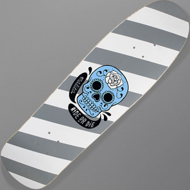 CRUIZER SKULL STRIPES MALITA SKATEBOARDS