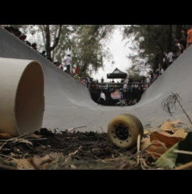 Drainage ditch half pipe - Red Bull Drenaje