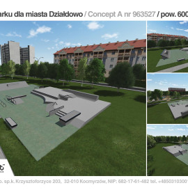 Działdowo - nowy skatepark.