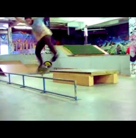 feeble grind kickflip TO BACK LIP!!! - Jeff Fowler