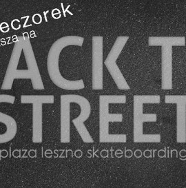 Filip Wieczorek zaprasza na Back To The Streets