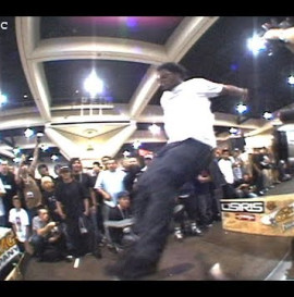 Harold Hunter Skateboard Long Ollie Contest Slam