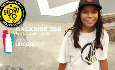 How To: Backside 360 With Louie Lopez