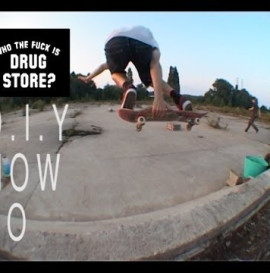 HOW TO DIY SKATE PARK (INSTRUCTIONAL VIDEO) DRUG STORE SKATEBOARDING