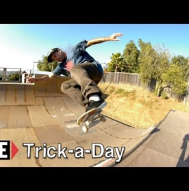 How-To Full Cab on a Mini Ramp with Kyle Berard -Trick-a-Day 
