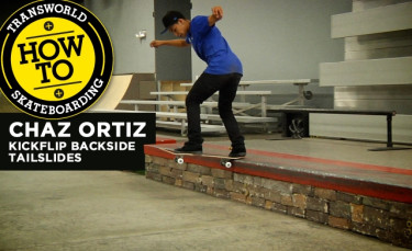 How To: Kickflip Backside Tailslide With Chaz Ortiz