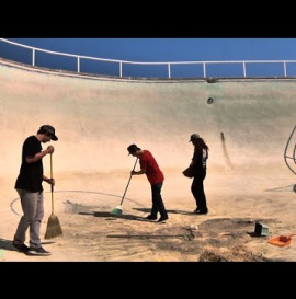 INSANE 16ft Deep Pool Frontside Invert Battle - Behind the Clips - Kevin Kowalski