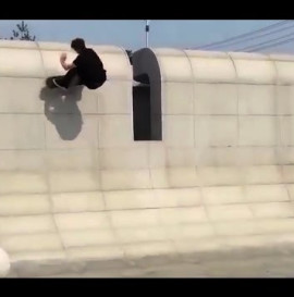 INSTABLAST! - Gnarly Tail Drop FS Feeble! Natural Skate Waves!! Double Kink Rail Face Slam!