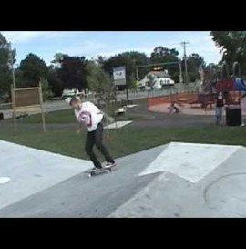 Jereme Rogers Skates County Youth Park.