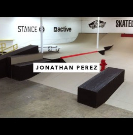 Jonathan Perez in the TWS Park | TransWorld SKATEboarding