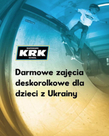 Kraków - Darmowe zajęcia deskorolkowe dla dzieci z Ukrainy