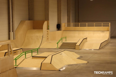 Kryty skatepark Techramps