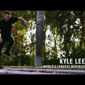 Kyle Leeper Does The World's Longest Nosebluntslide