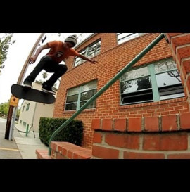 LAMONT HOLT - DOUBLE BACKSIDE FLIP OVER HANDRAIL