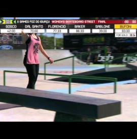 Leticia Bufoni wins GOLD in Women's Skate Street