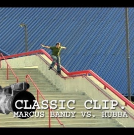Marcus Bandy Vs. Cal State Long Beach Hubba Skateboard Tailslide