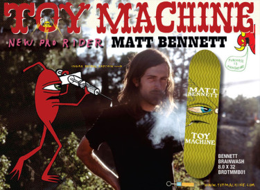 Matt Bennett Pro w Toy Machine