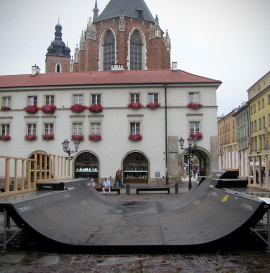 Minirampa na Małym Rynku w Krakowie