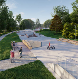 Nowy skatepark betonowy w Kielcach by Techramps 