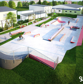 Nowy skatepark betonowy wkrótce w Brzegu - zobacz wizualizacje!