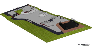 Nowy skatepark w Będzinie