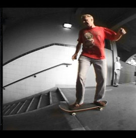 OLD MAN FALLS OFF SKATEBOARD DOWN STAIRS CLASSIC SLAM