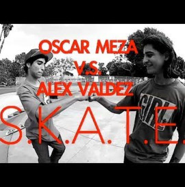 OSCAR MEZA V.S. ALEX VALDEZ - S.K.A.T.E. ON A HANDRAIL