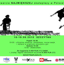 Otwarcie Skate Plazy w Szczytnej - wyniki zawodów