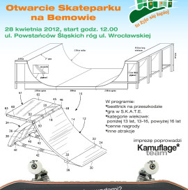 Otwarcie Skateparku Bemowo