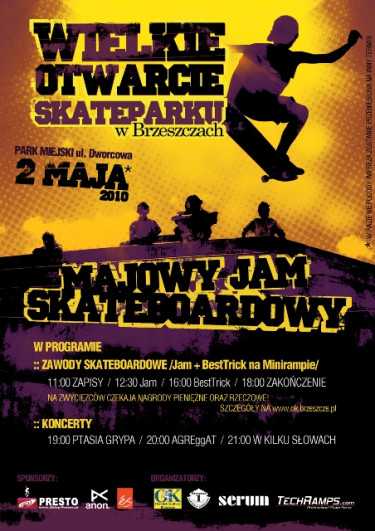 Otwarcie Skateparku w Brzeszczach - przełożone na inny termin!!!