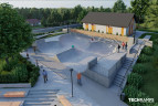 Projekt skateparku betonowego - Radziechowy