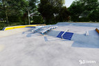 Projekt skateparku Slo Concept