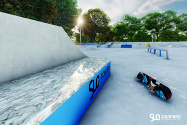 Projekt skateparku Slo Concept